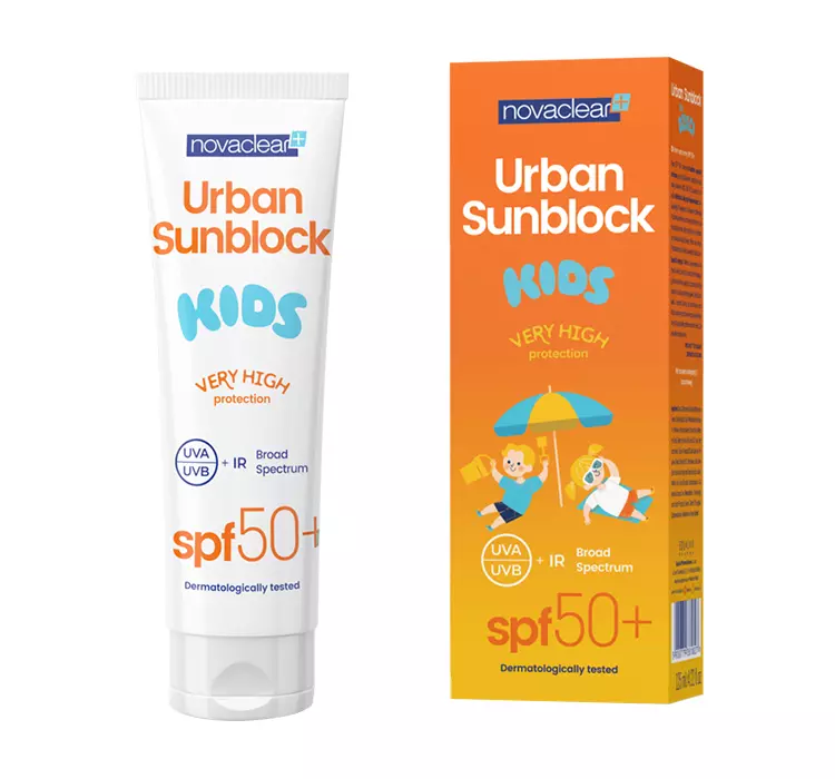 Equalan Novaclear Urban Sunblock krem ochronny dla dzieci spf50+ 125ml