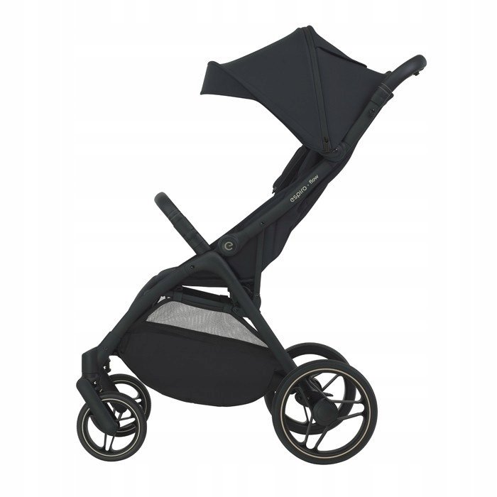 ESPIRO WÓZEK SPACEROWY FLOW 10 TIMELESS BLACK UCHWYT OKRYCIE