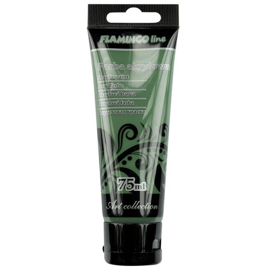 Farba akrylowa 75ml 049 ciemnozielona
