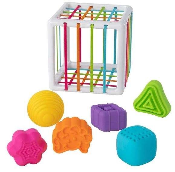 Fat Brain Toys Sorter InnyBin - Elastyczna Kostka - Fat Brain Toys FA251-1