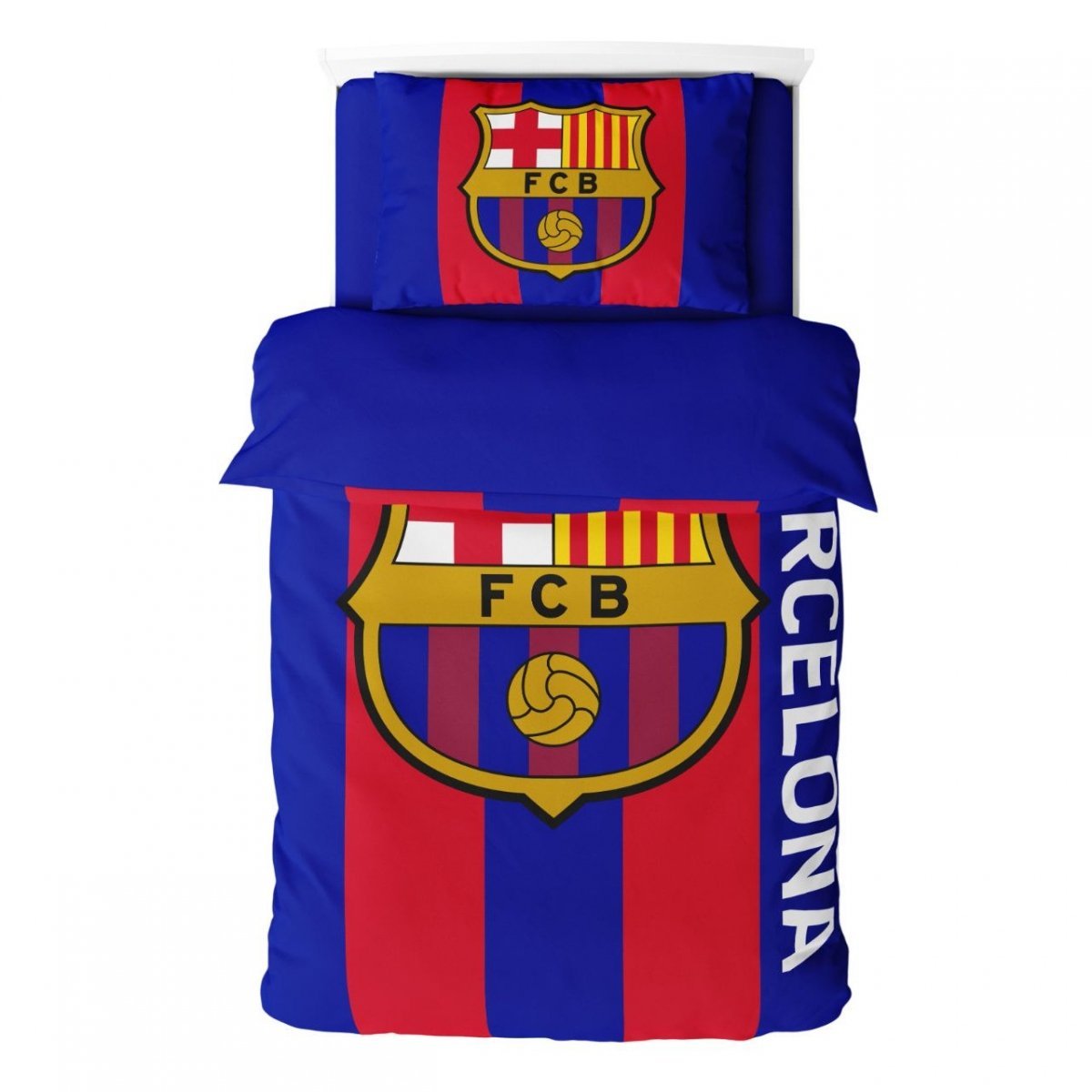 FC Barcelona pościel komplet 135x200 + 50x75 cm mikrofibra 119122
