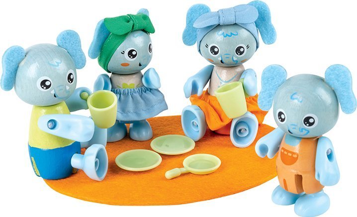 Figurka Hape Hape elephant family toy figure
