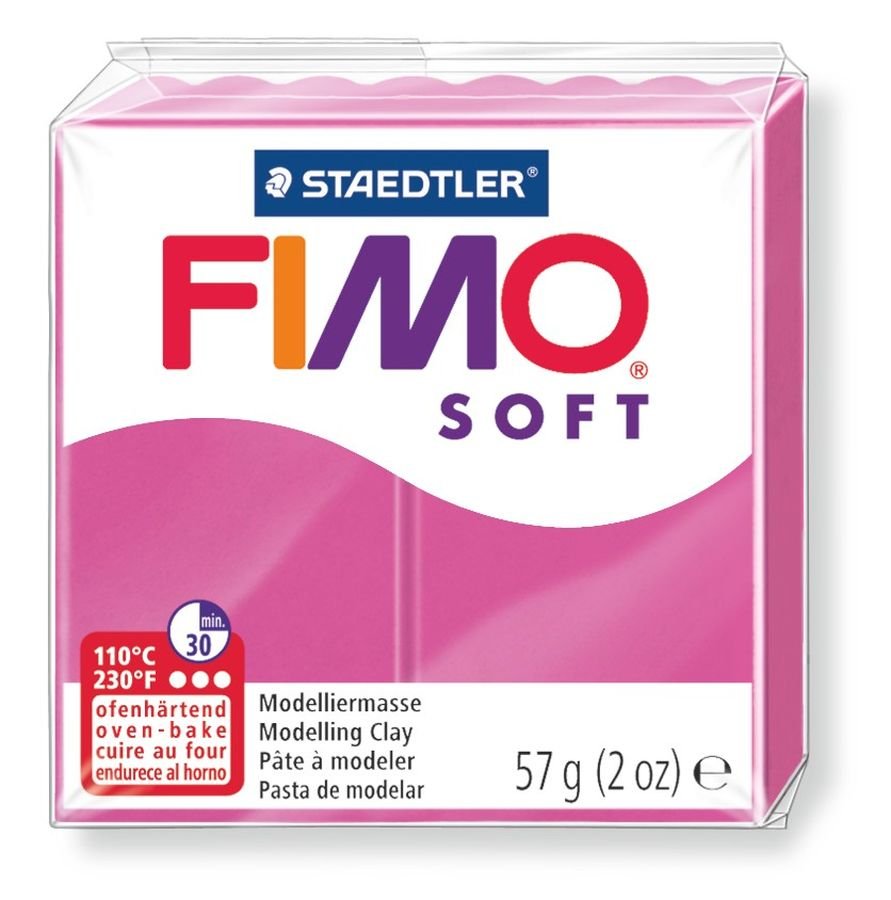 Fimo GDD Grupa Dystrybucyjna Daccar Soft, masa termoutwardzalna, modelina, amarantowa