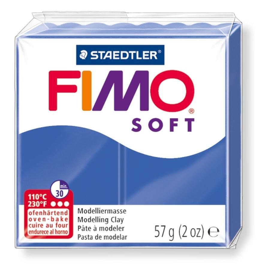 Fimo GDD Grupa Dystrybucyjna Daccar SOft, masa termoutwardzalna, modelina, niebieska