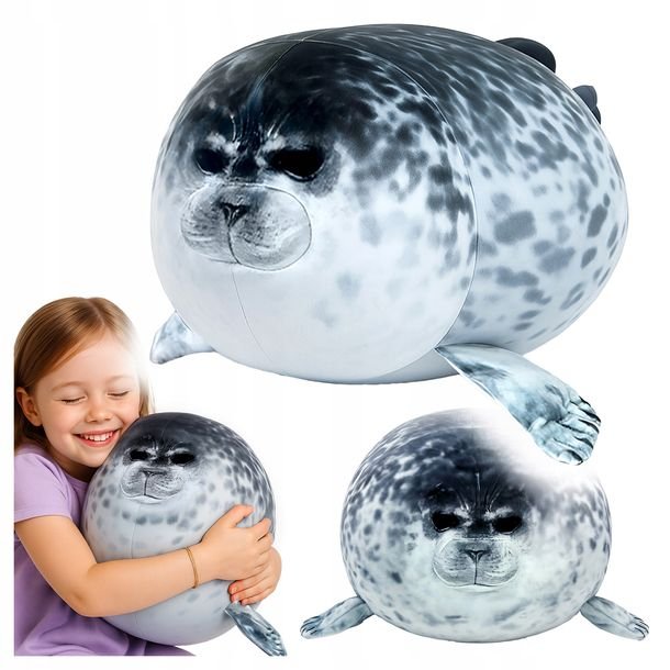 FOKA MiŚ PLUSZOWY PRZYTULANKA PLUSZAK Miękki Przyjemny 60 cm