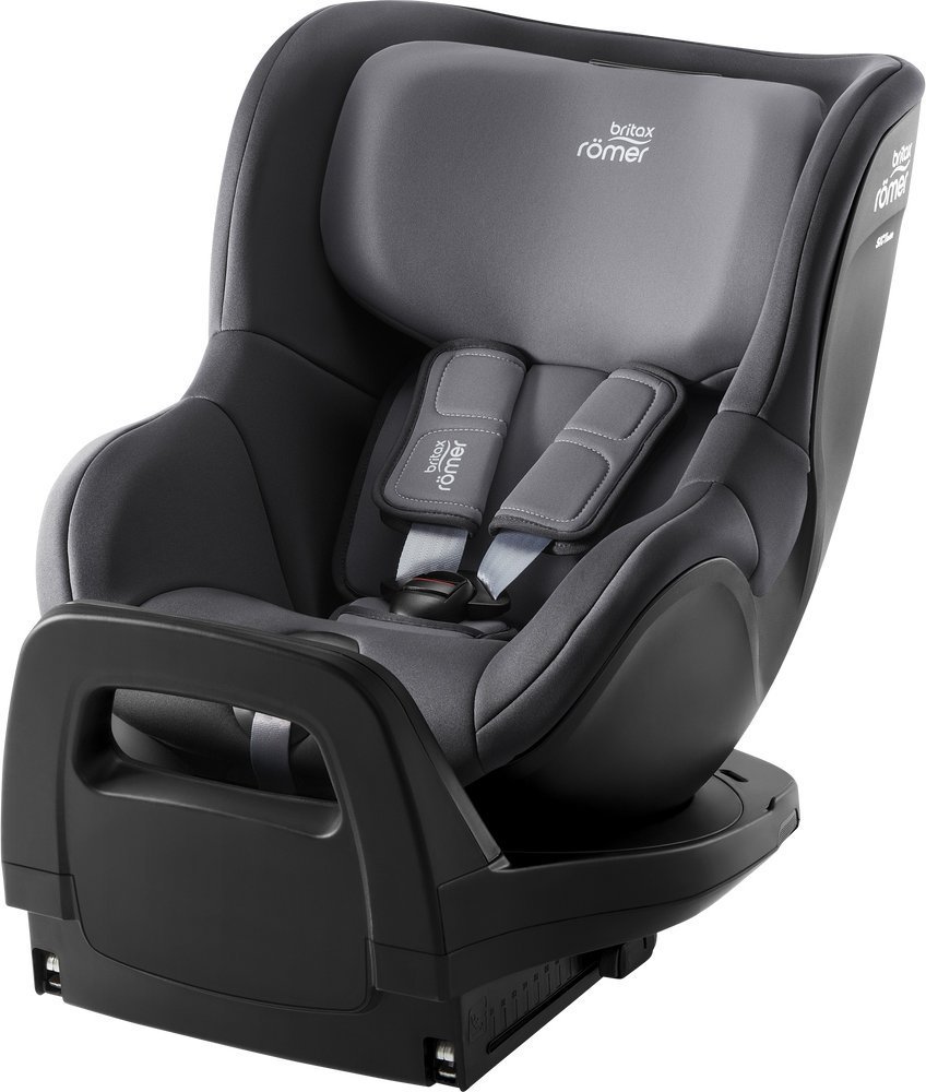Fotelik samochodowy Britax Römer Britax Romer Dualfix Pro M automobilinė kėdutė, Pilkos Midnight spalvos