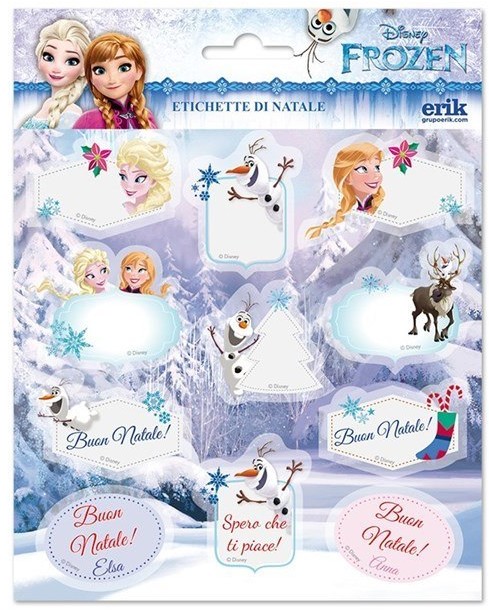 Frozen Disney Frozen 2 Świąteczne Etykiety do personalizacji prezentów ELEI0003