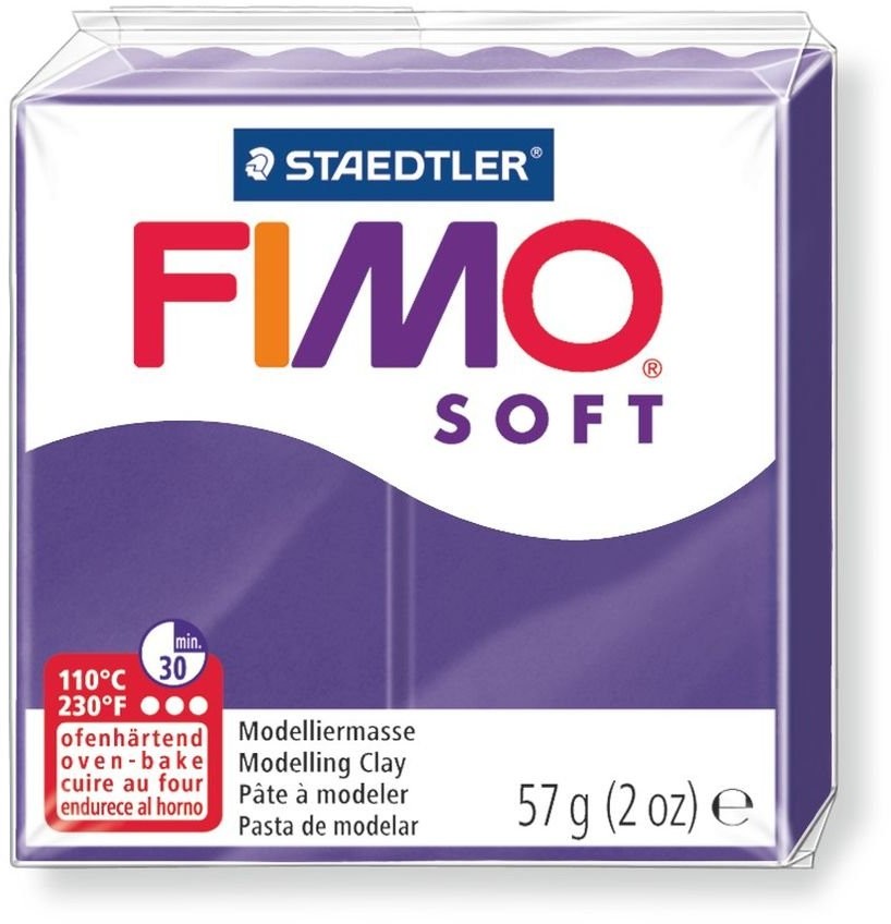 GDD Grupa Dystrybucyjna Daccar Fimo Soft, masa termoutwardzalna, modelina, fiołkowy