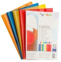 GIMBOO Okładki na zeszyty A5 krystal transparent 25 sztuk