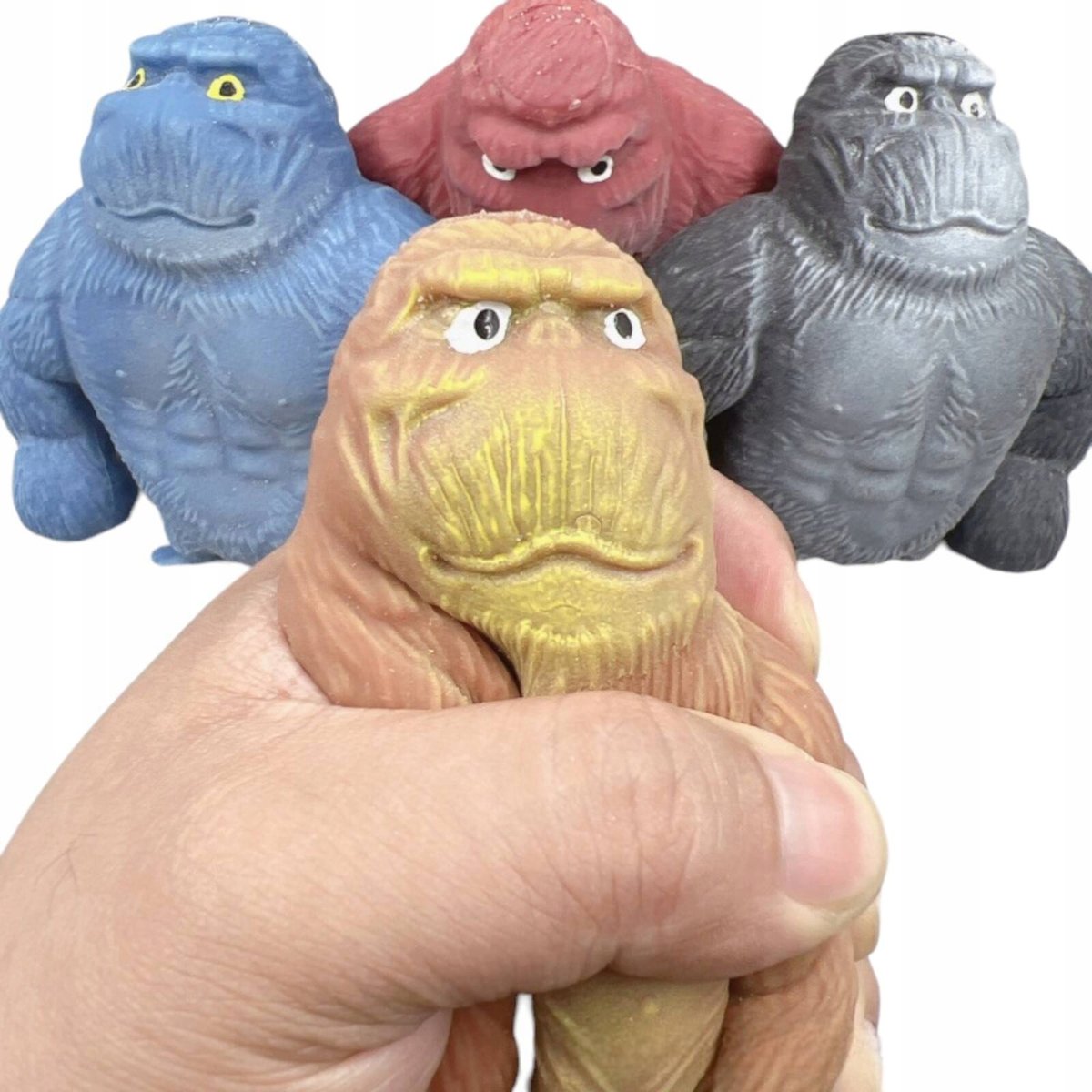 GNIOTEK GORYL ANTYSTRESOWY MAŁPA SQUISHY SENSORYCZNY ZABAWKA ROZCIĄGLIWY