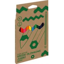 Grand Kredki ołówkowe Jumbo 12 kolorów KR01GR