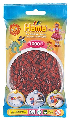 Hama 207 30 perły do prasowania, 1000 sztuk, maulbeerfarben
