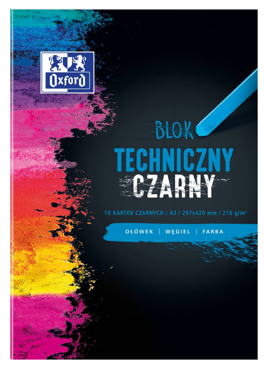 Hamelin BLOK TECHNICZNY A3/10K CZARNY 07262 AP07262
