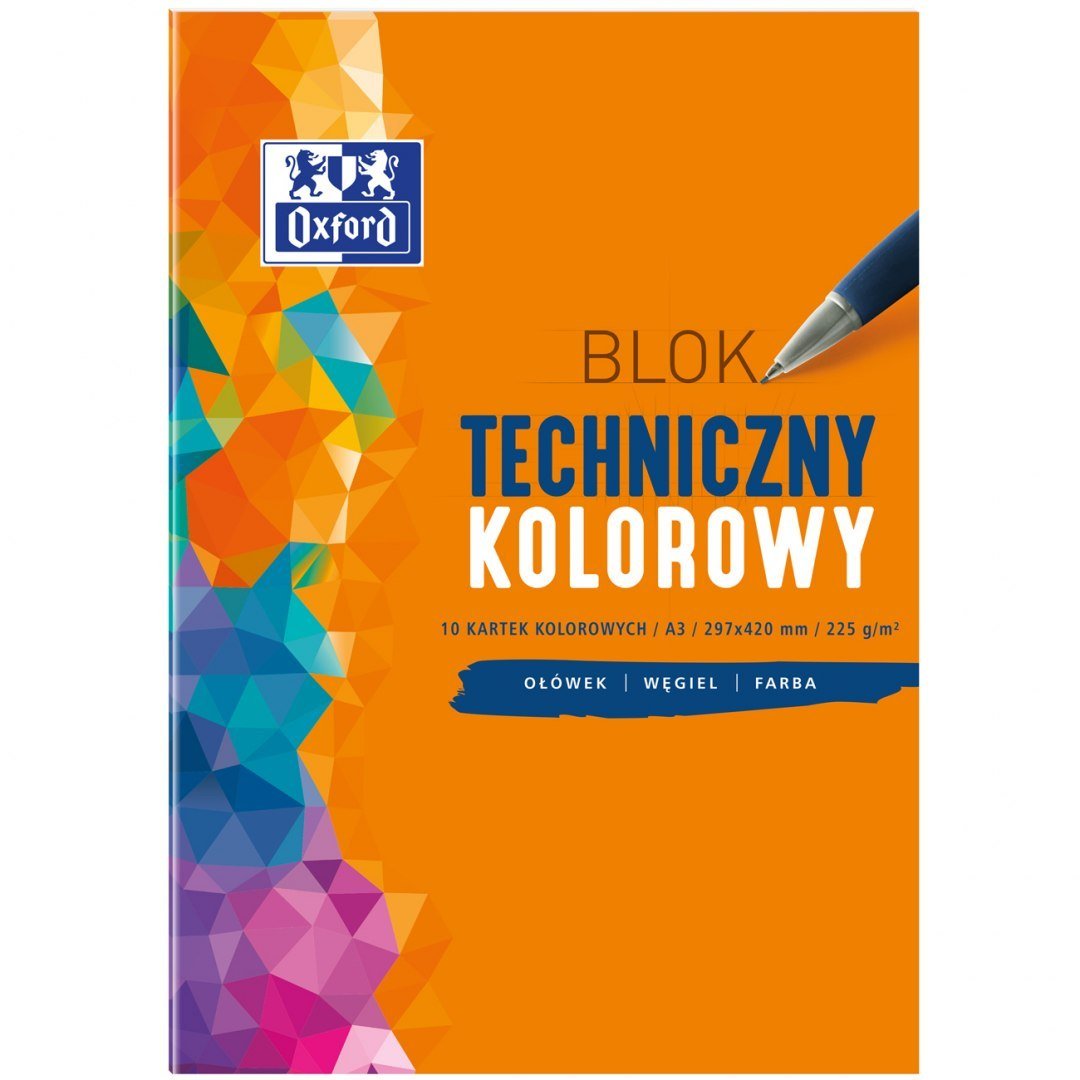 Hamelin BLOK TECHNICZNY A3/10K KOLOROWY 07259 AP07259