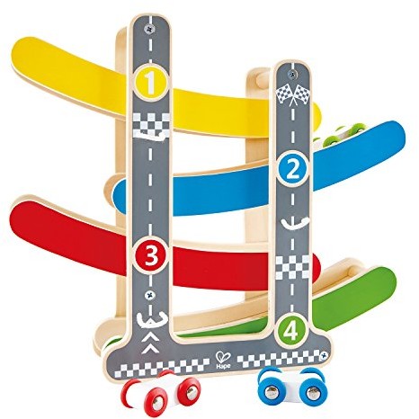 Hape International e0438 zestaw lakierów flickf torze wyścigowym, drewnianych zabawek
