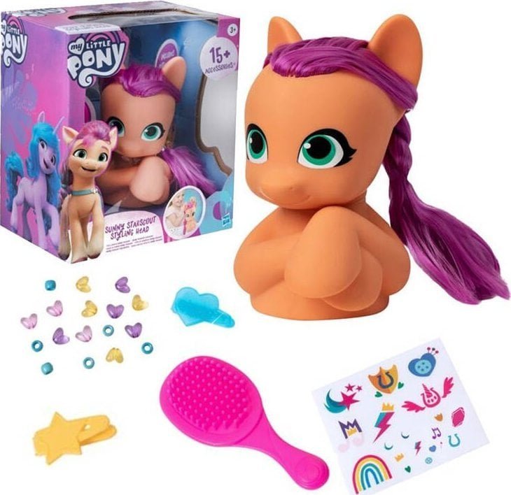 Hasbro Hasbro My Little Pony kucyk Sunny Starscout głowa do czesania akces ZA5430