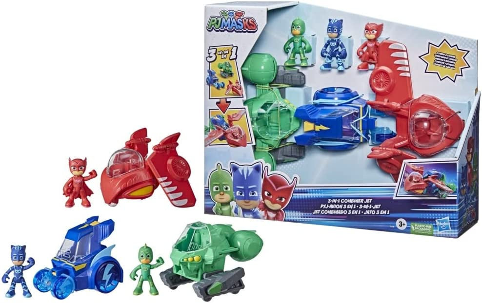 Hasbro Pj Masks 3 in 1 Combiner Jet 5010993844036
