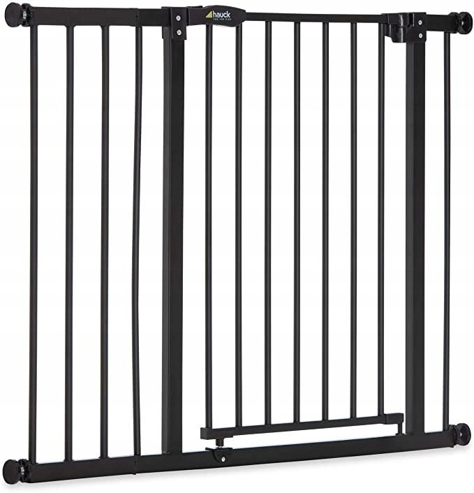 Hauck Bramka zabezpieczająca Close'n Stop + 21 cm rozszerzenie charcoal 597200