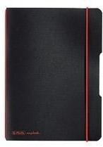 Herlitz Notatnik A5/40K kratka My.BookF czarny