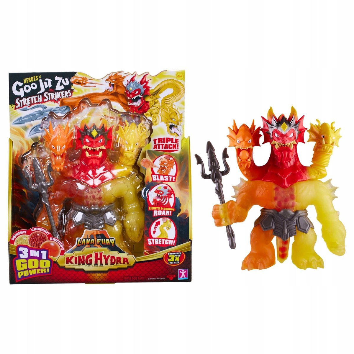 Heroes of Goo Jit Zu Bandai - Figurka akcji Najpotężniejszy bohater King