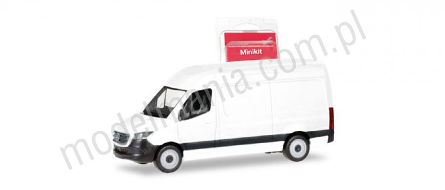 Herpa MiniKit: MB Sprinter 18 skrzynia wysoki dach, biały 013475