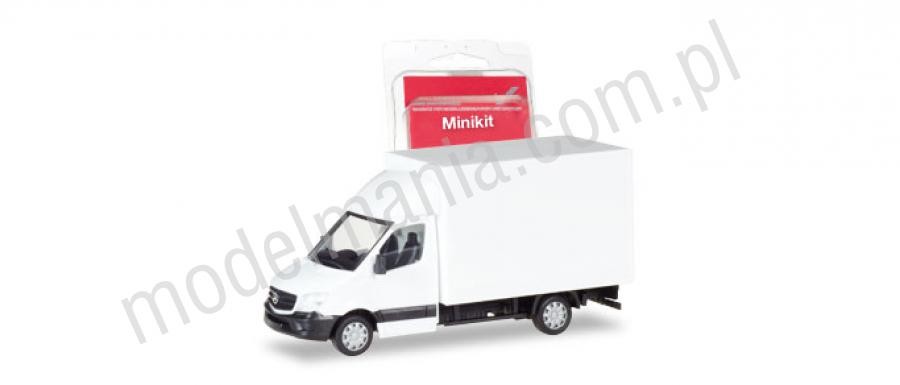 Herpa MiniKit: MB Sprinter skrzynia wysoki dach, biały 013437