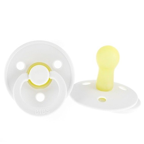 Hevea BIBS WHITE dynamiczny smoczek uspokajający BIBS BIBS 100211