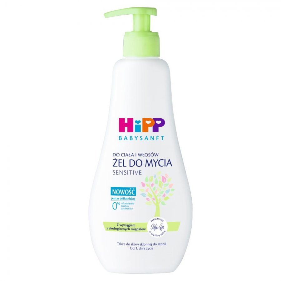 HiPP Babysanft Sensitive żel do mycia ciała 400 ml
