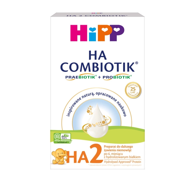 HIPP Bio HA Combiotik preparat do dalszego żywienia dla dzieci po 6 miesiącu 2 350 g