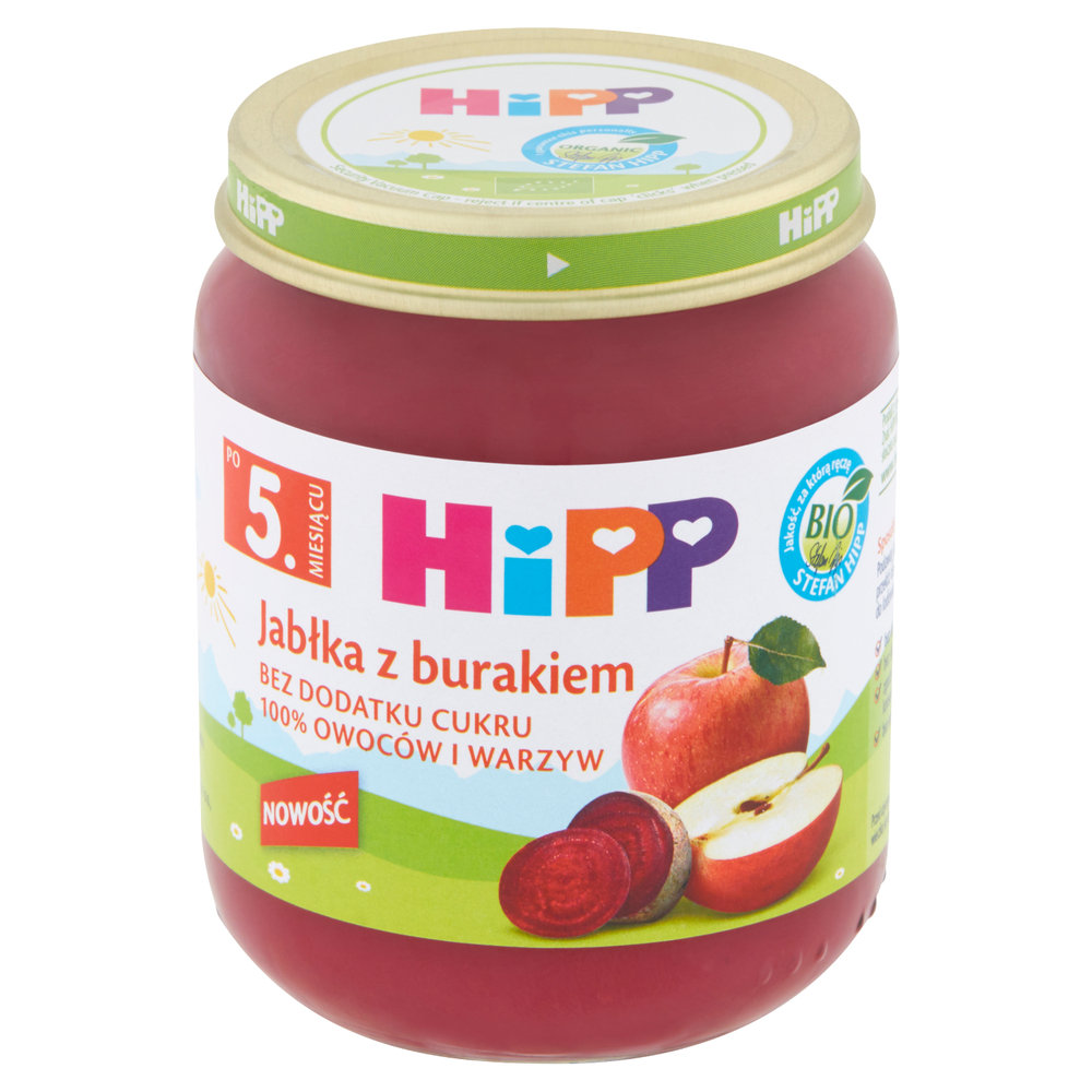 Hipp przecier owocowo-warzywny Jabłka z Burakiem Bio 125g