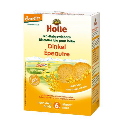 Holle Baby Sucharki orkiszowe pełnoziarniste BIO 200 g