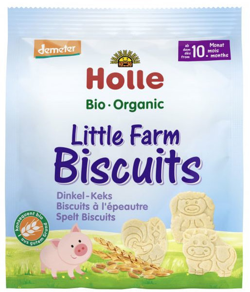 Holle Bio Keksy Orkiszowe Mała Farma, 100g, Holle BIO