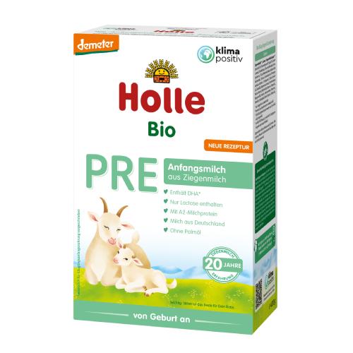 HOLLE Bio Pre Mleko początkowe dla niemowląt na bazie mleka koziego (od urodzenia), 400g
