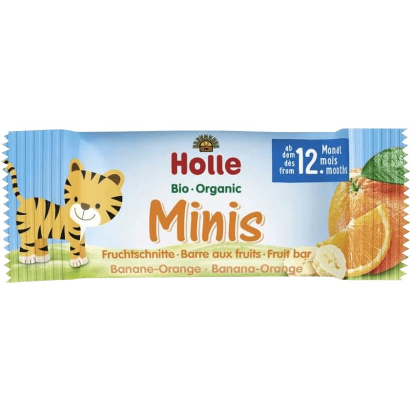 Holle Minnis Mini batoniki Banan-Pomarańcza Bio 100g