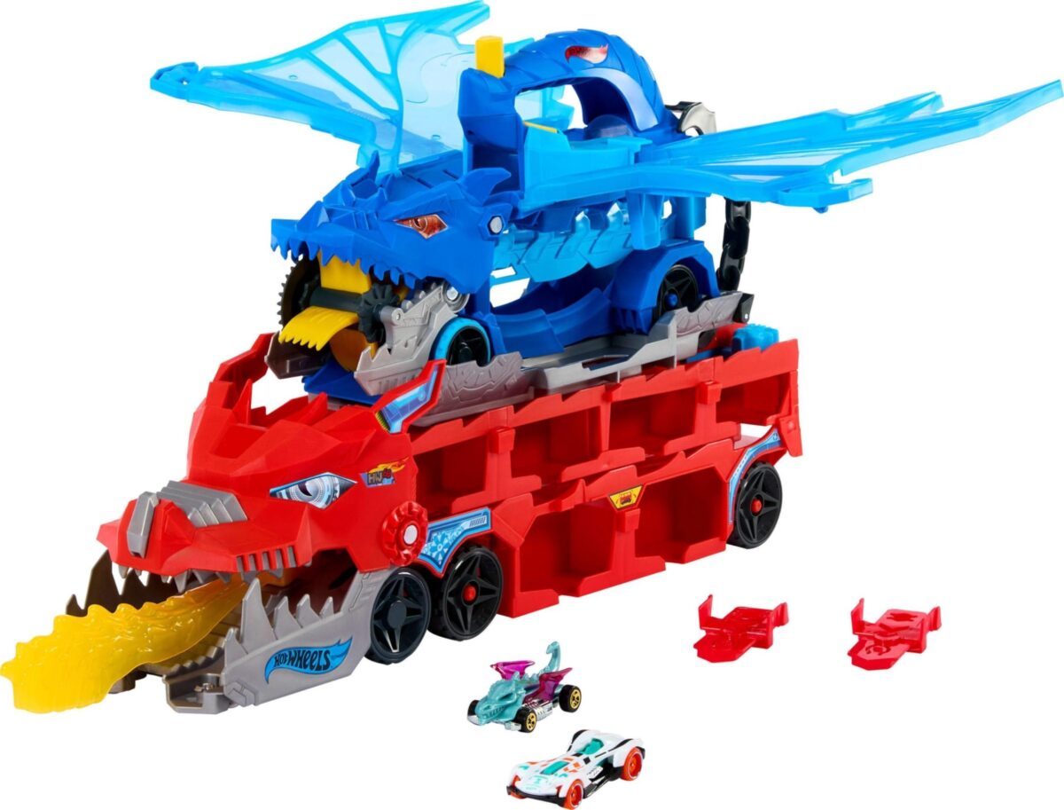 Hot Wheels Smoczy Transporter City Ultimate Dual Dragon Hauler JBM72