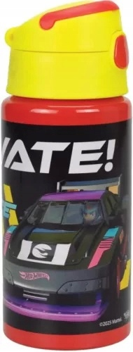 HOT WHELLS CARS AUTA Zygzak bidon aluminiowy z uchwytem 500ml