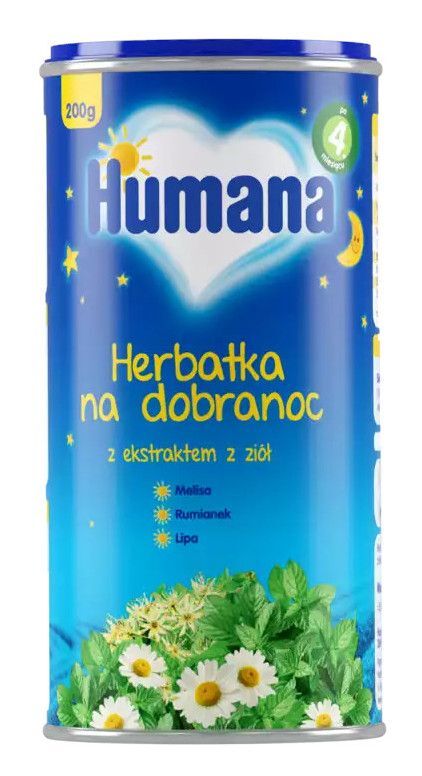 Humana Herbatka na dobranoc po 4. miesiącu 200g |