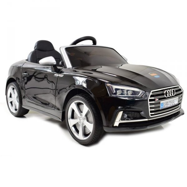 Import SUPER-TOYS AUDI S5 LICENCJA,LAKIER MIĘKKIE KOŁA EVA FULL OPCJA/HL258 HL-258-CZARNY-LAK