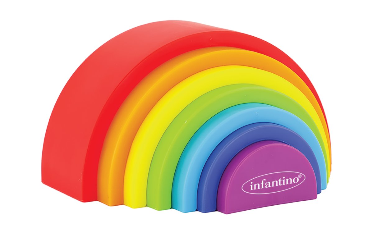 INFANTINO Wieża do układania - Magiczna Tęcza  315280