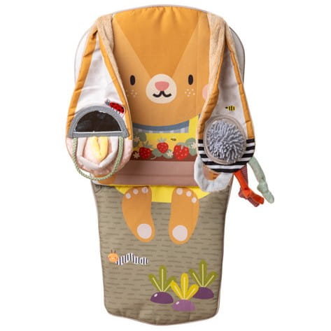 Interaktywny panel z zabawkami do samochodu Królik Kick&Play Bunny, Taf Toys