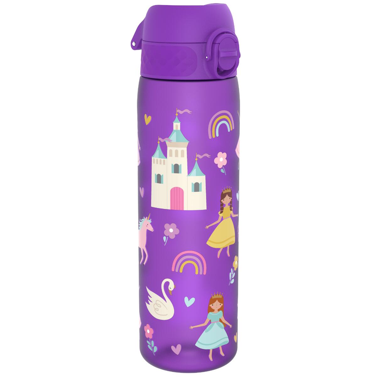 Ion8, Księżniczki, bidon z ustnikiem, fioletowy, 500 ml