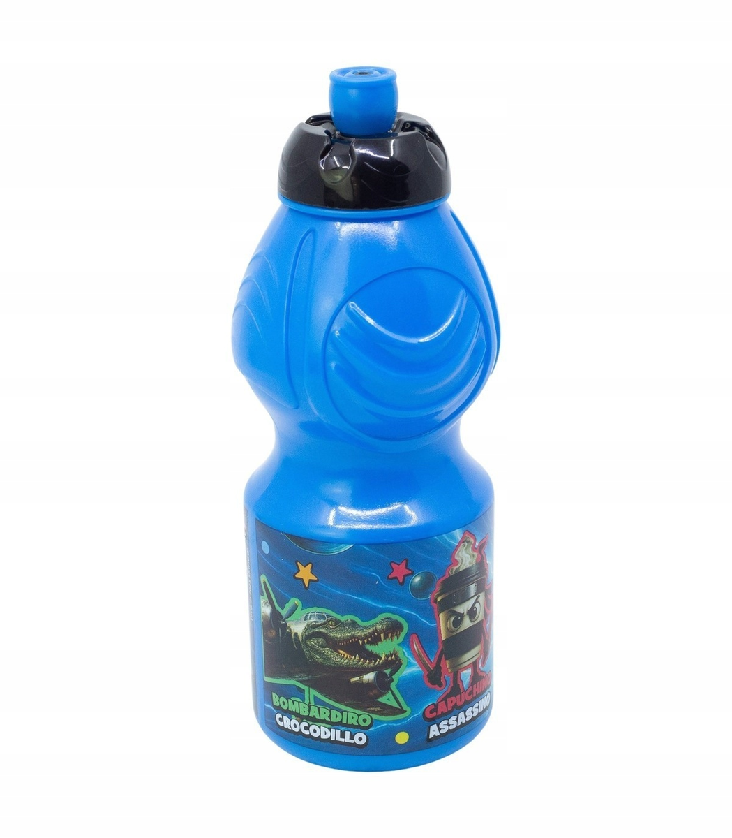 Italian Brainrot Crocodilo bidon plastikowy z ustnikiem 400 ml