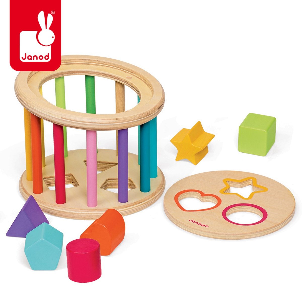 Janod Sorter kształtów Kolory, J05336