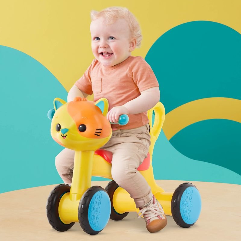 Jeździk dla dzieci 4 koła kot Riding Buddy Cat ride-on B.Toys