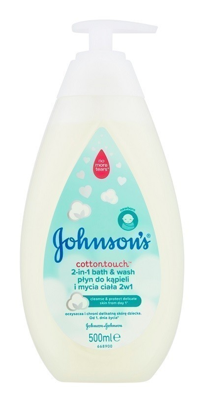 Johnson&Johnson Baby BABY Cottontouch Płyn do kąpieli i mycia ciała 2w1 500 ml