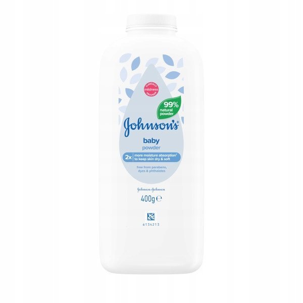 Johnson’s Baby Puder dla Niemowląt 400g – Delikatna Zasypka