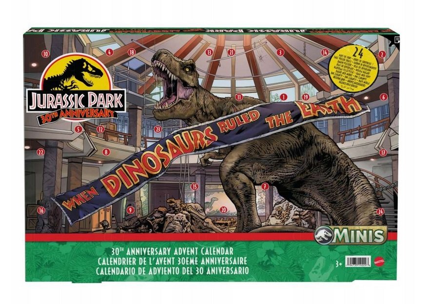 Jurassic World Kalendarz Adwentowy 2023 Htk45 Dinozaury Dino