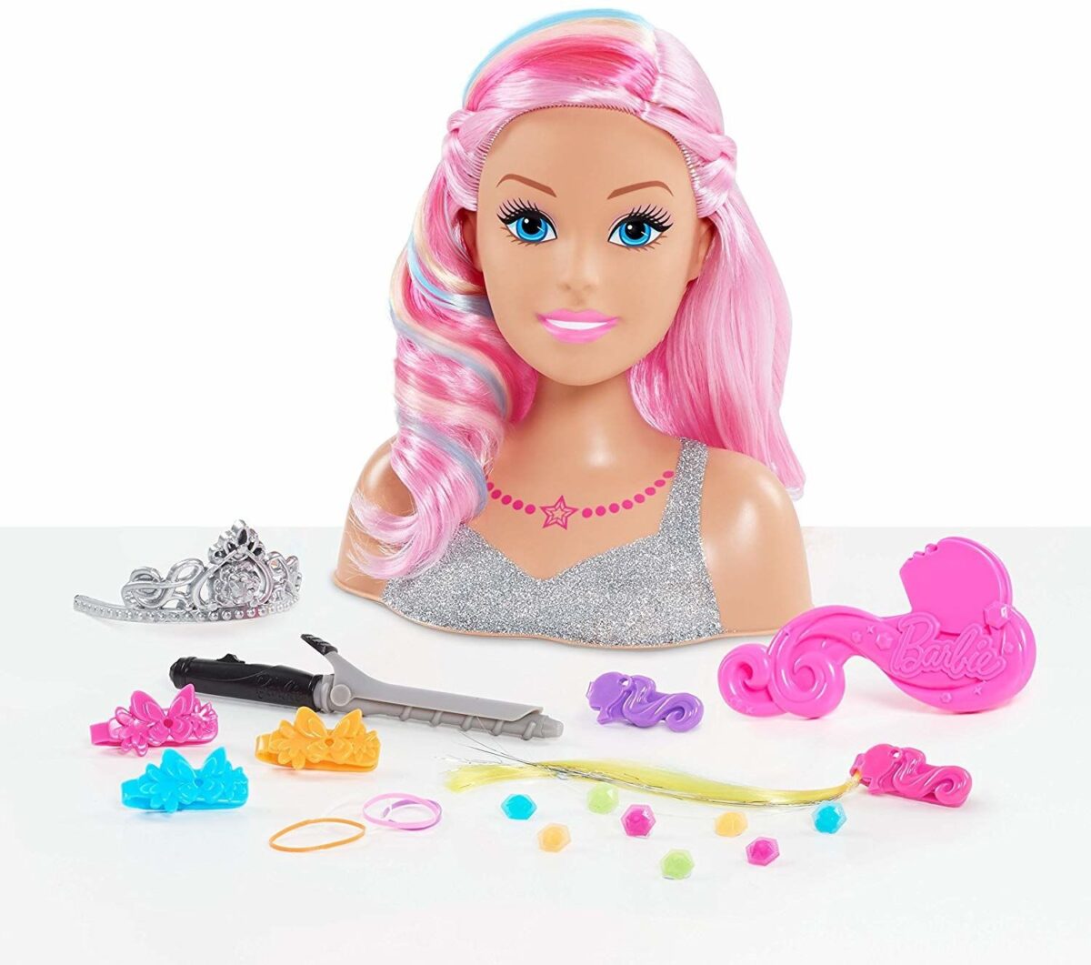 Just Play Just Play Barbie Dreamtopia Tęczowa głowa do stylizacji i czesania 62625