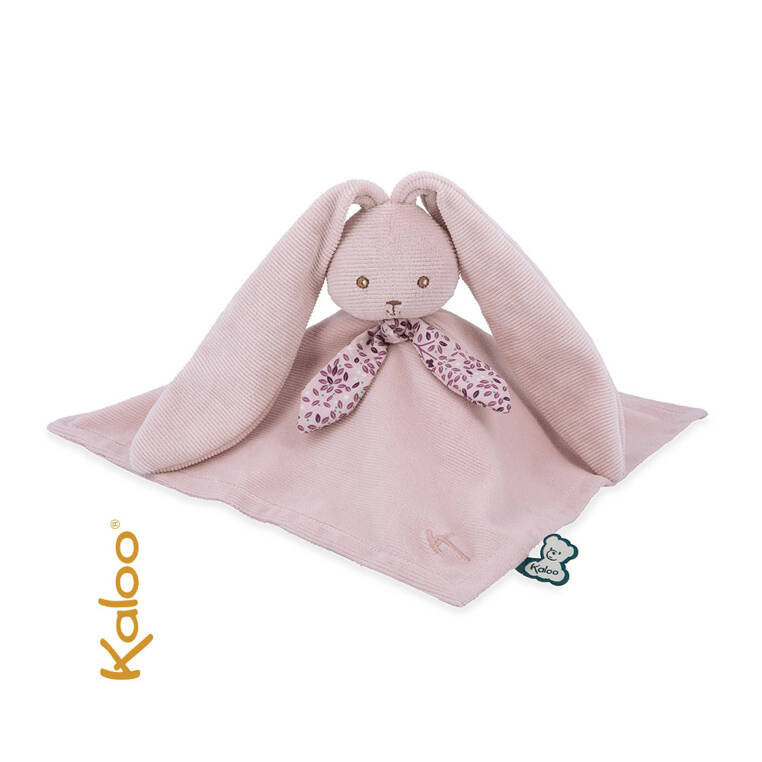 Kaloo, Kaloo Komforter Kwadratowy Królik 30 cm Lawendowy Kolekcja Lapinoo