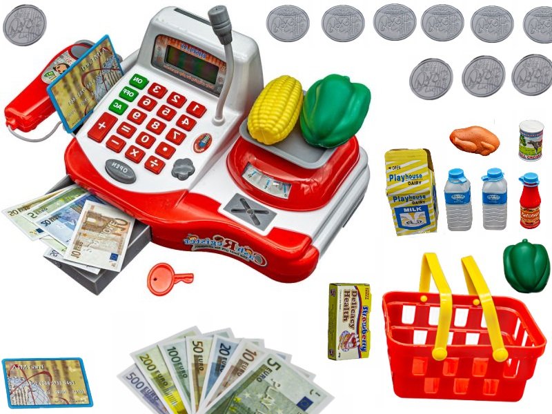 Kasa Dla Dzieci Kasa Fiskalna Sklepowa Funny 3 Supermaket Sklep Zabawka Kasa Zabawkowa Kasy Sklepowe Dla Dziecka